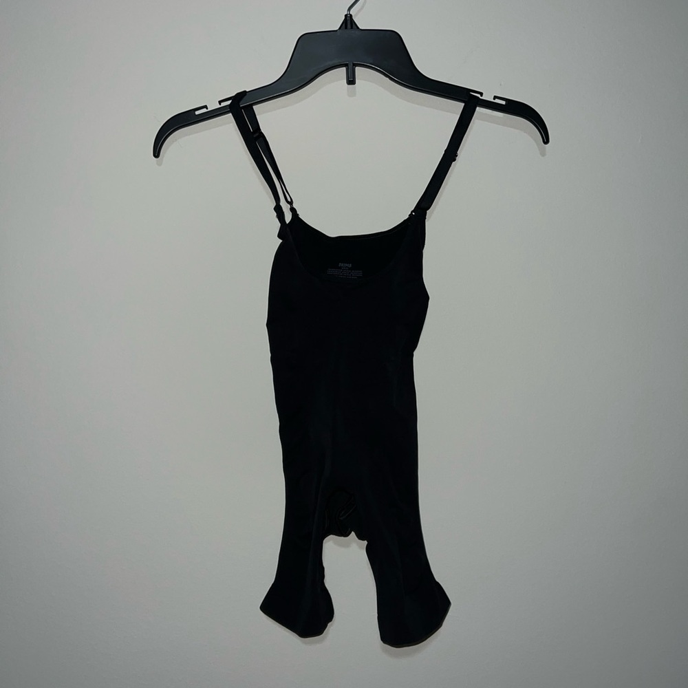 SKIMS SEAMLESS SCULPT BUTT LIFTING OPEN BUST BODYSUIT ONYX SMALL - Picture 2 of 4